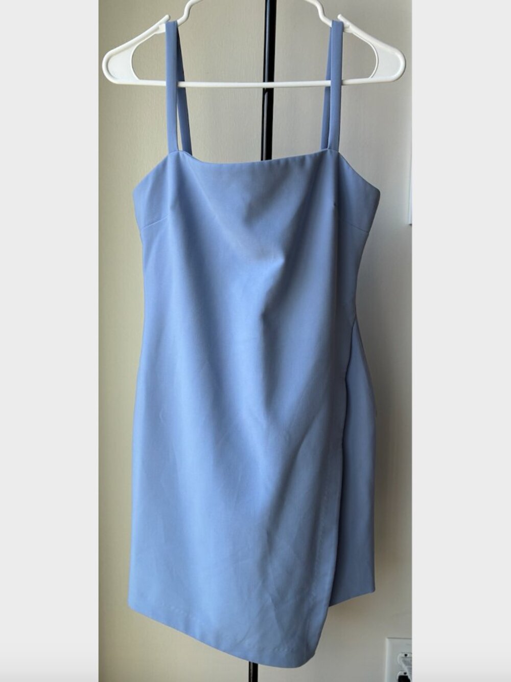Likely Blue Lavender Wrap Sleeveless Mini Dress - Size 10